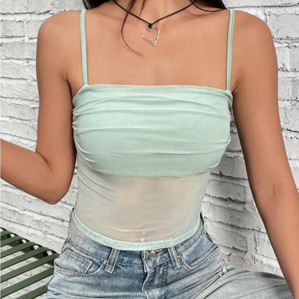brand new mesh top